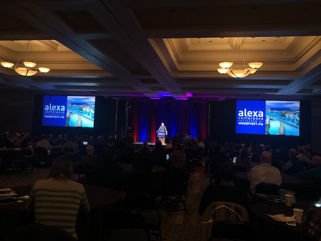 keynote stage at the Alexa Conference in Chatanooga