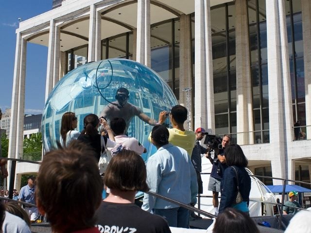 boy in a bubble