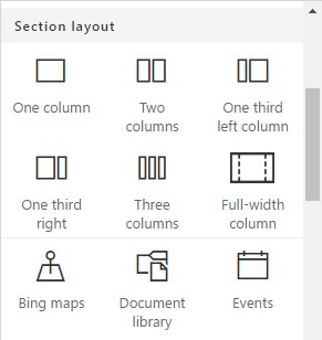 Adding features to a page and changing the layout is much more intuitive in SharePoint mobile app