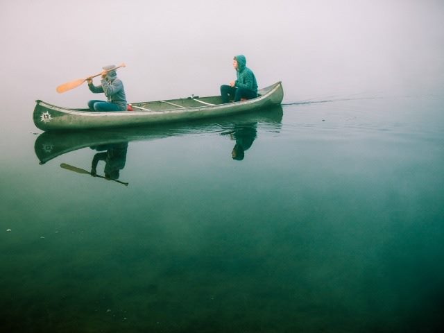 paddling home