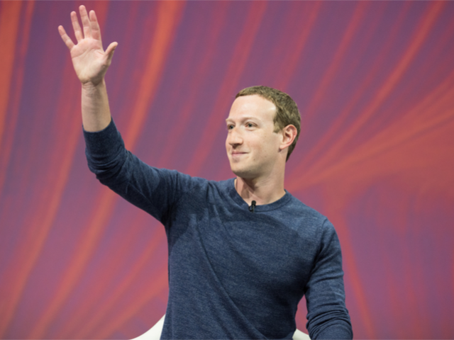 Facebook CEO Mark Zuckerberg in Press conference at VIVA Technology (Vivatech)