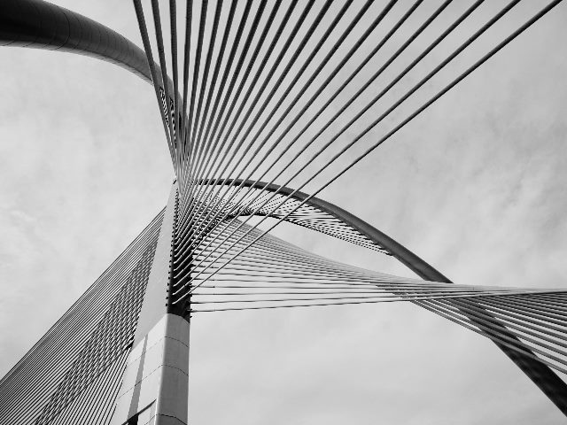 A modern bridge architecture, demonstrating where Contentful is trying to go with its software: composable architecture.