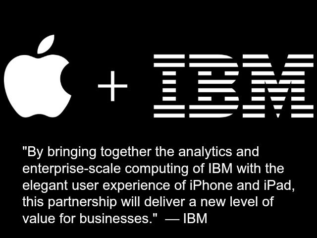 Big Bigger Huge Apple IBM Create Massive Partnership