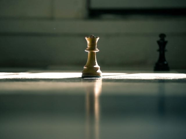 Queen chess piece.