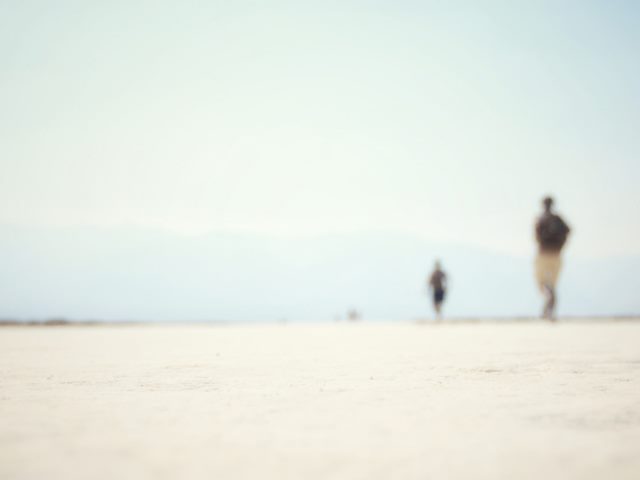 heat reflecting off of desert floor