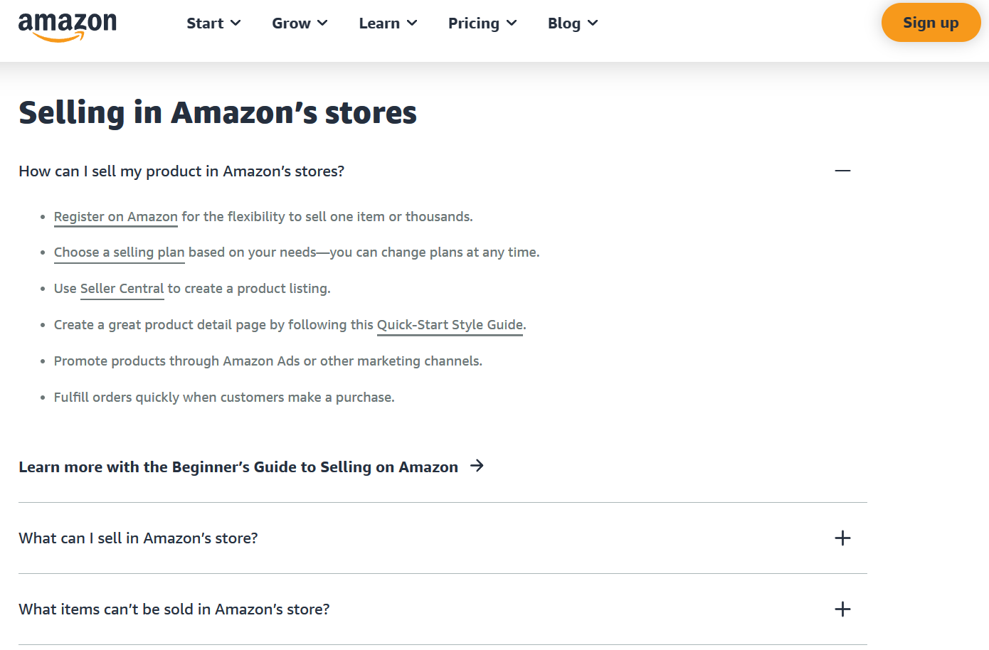 amazon faq