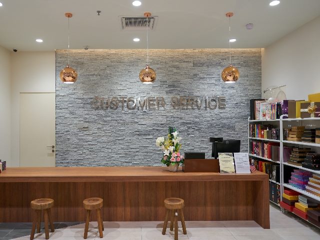 Customer service center at Metrojaya department store in LaLaport Bukit Bintang City Centre.