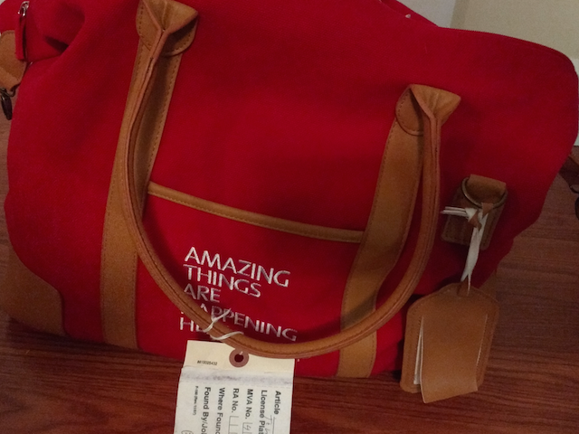 the missing red bag