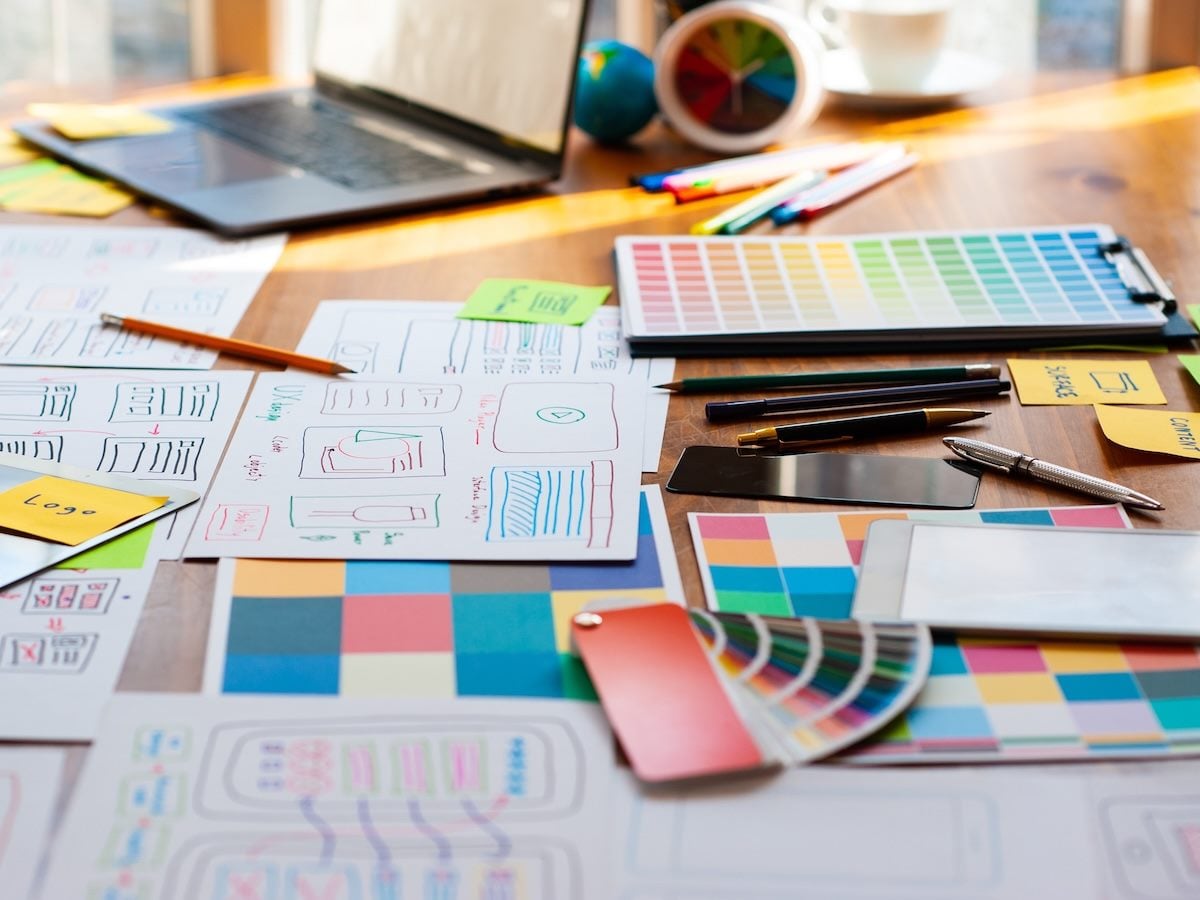 Concept design and development of websites and mobile applications