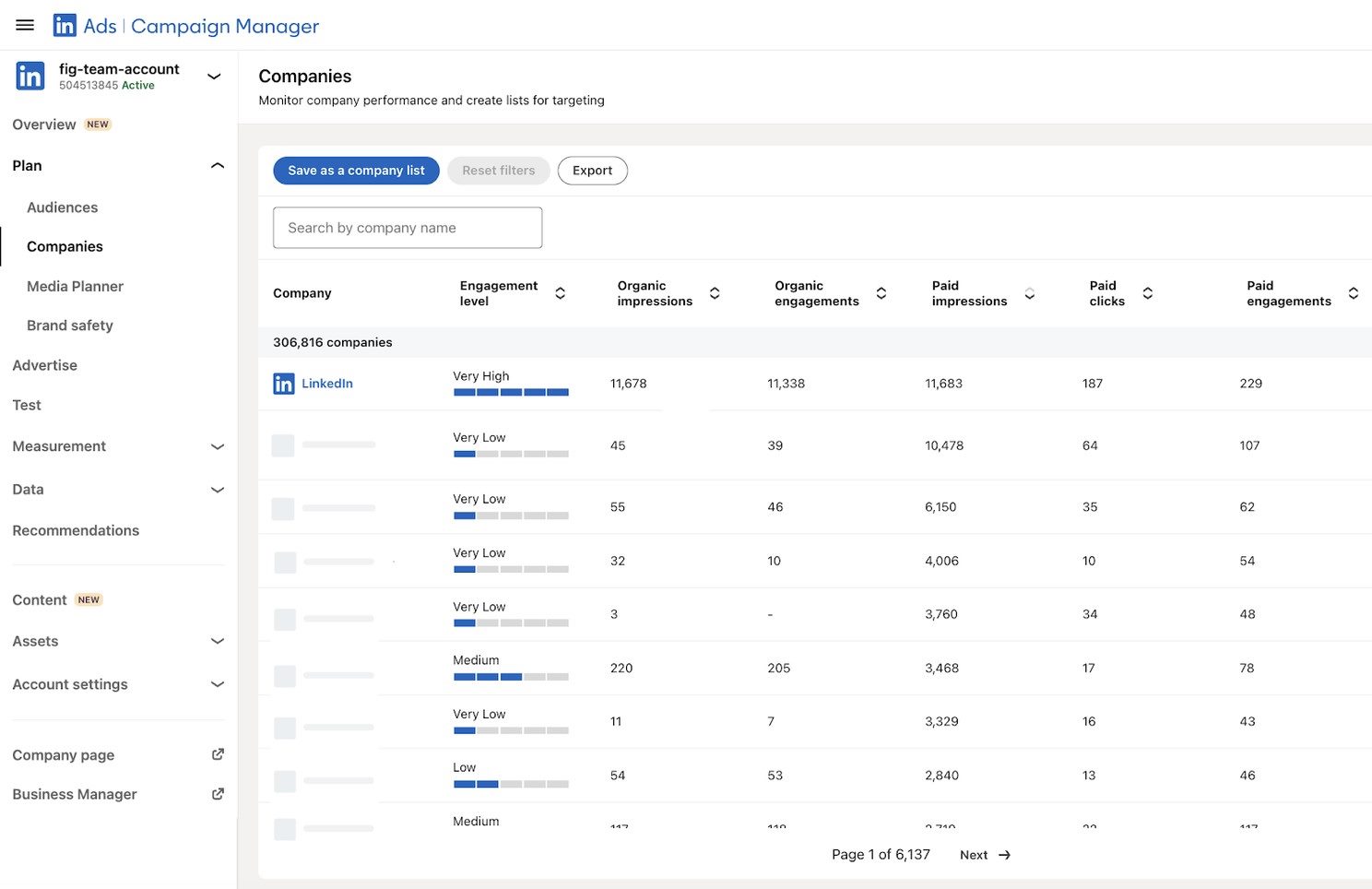 linkedin Companies Hub workflow