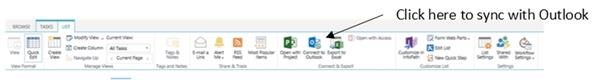 sync your tasks with outlook