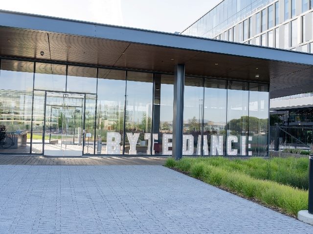 ByteDance office in San Jose, Calif., shot from the outside. 