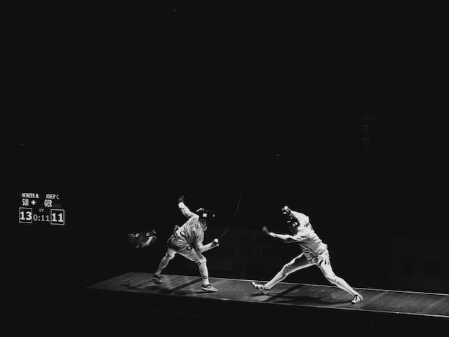 fencing duel