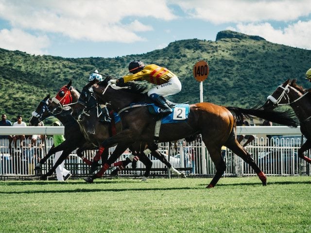 very close horse race