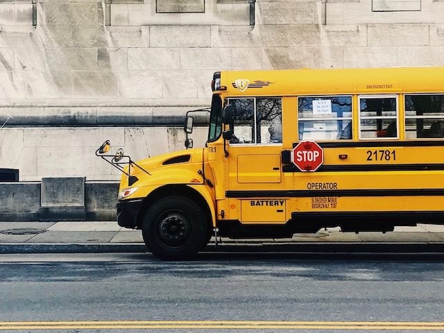 school bus driving