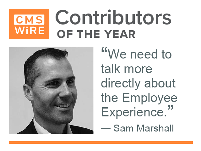 Top contributor of 2017, Sam Marshall