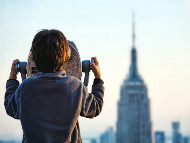 viewing the Empire State Building