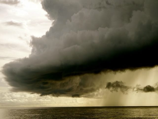 storm cloud on the horizon