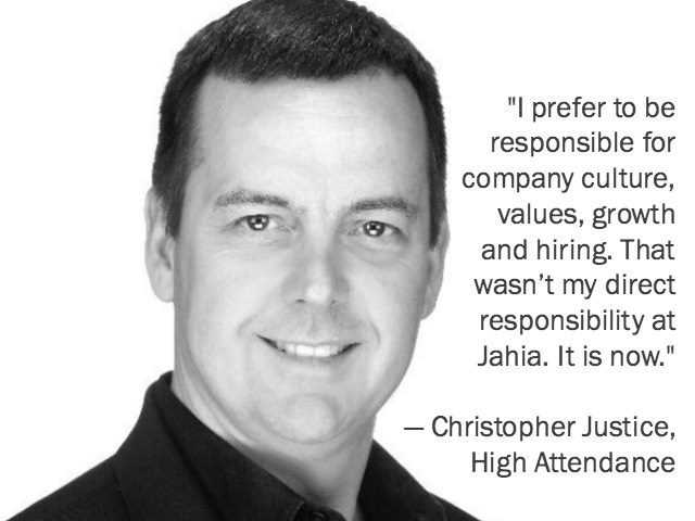 Christopher Justice, CEO, High Attendance