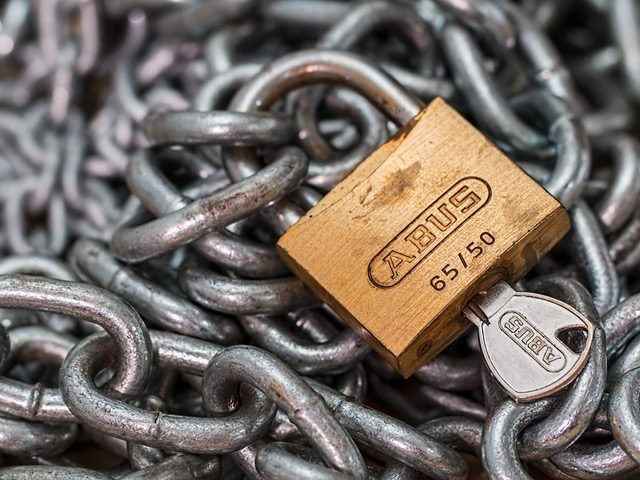 padlock and chain