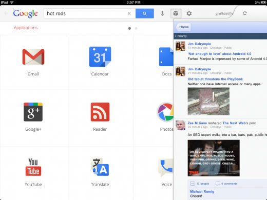 Google iPad Search App