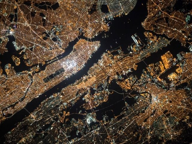 data visualization from space