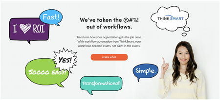 ThinkSmart SaaS home page