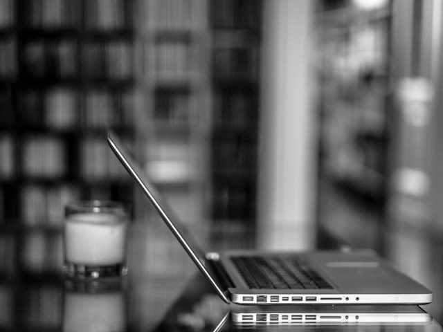 computer in an office