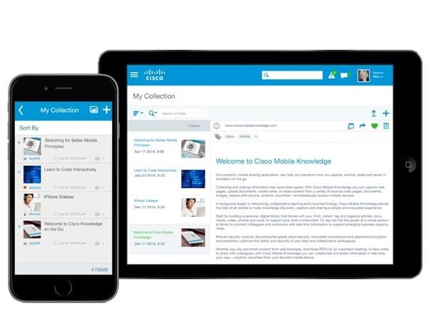 Cisco on Mobile Devices