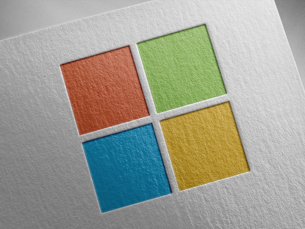 Microsoft logo.