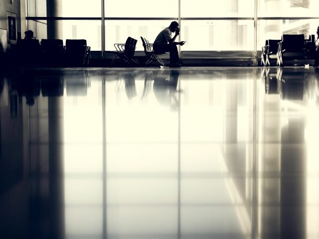 mobile device user