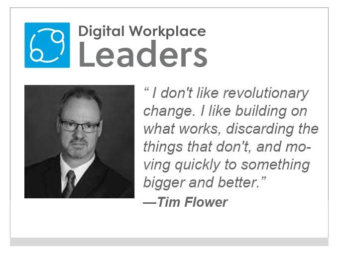 NexThink's Tim Flower: "I don't like revolutionary change. I like building on what works, discarding the things that don't, and moving quickly to something bigger and better.".