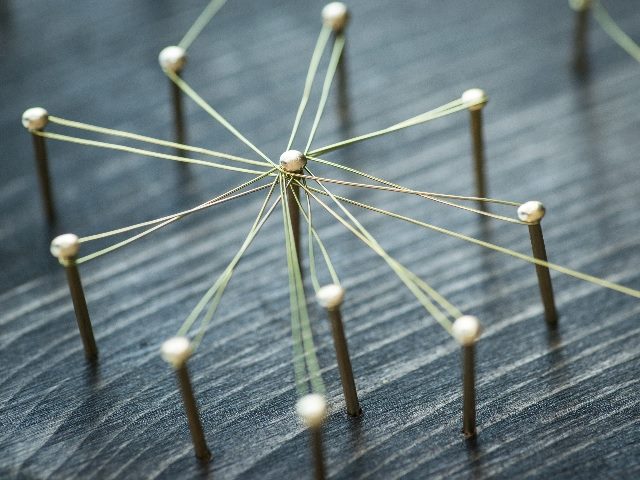  Web of wires, showing connections between groups.