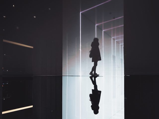 step into the neon doorway