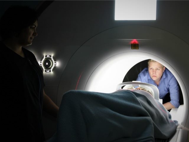 readying for an MRI
