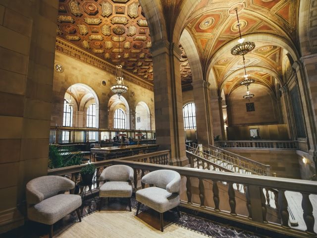 bank interior