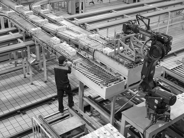 Chinese factory worker