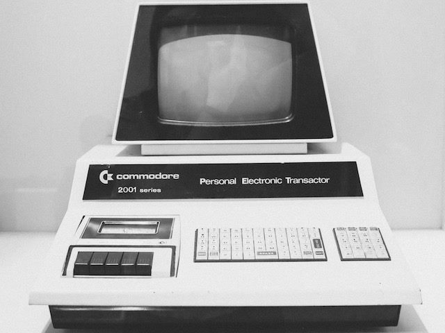 old commodore console