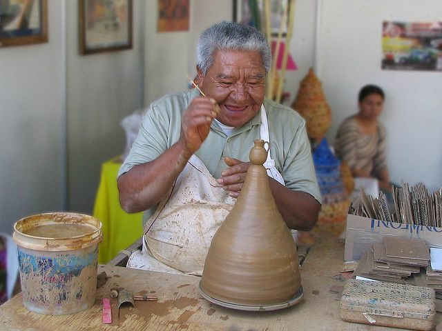 Artist at work