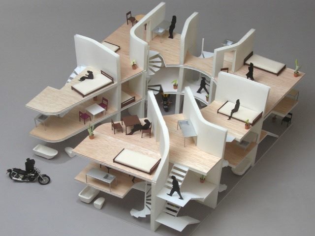“Nakae Architects - NE Apartment - Model 01.jpg” by 準建築人手札網站 Forgemind ArchiMedia is licensed under CC BY 2.0