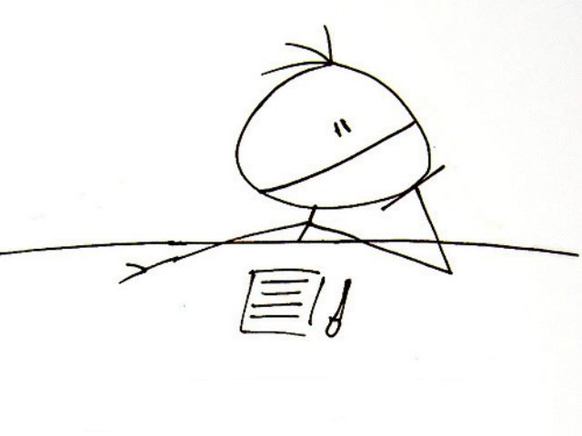 Cartoon of introspection
