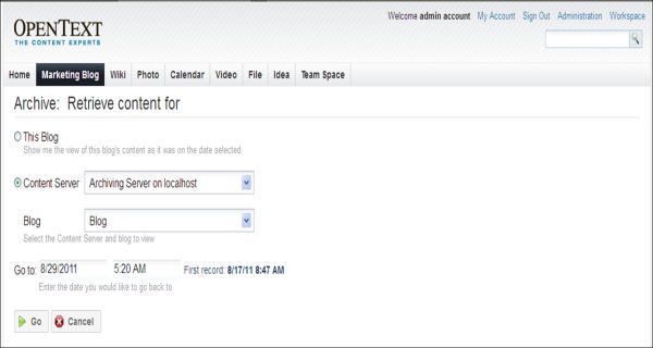 OpenText Social Communities Compliance