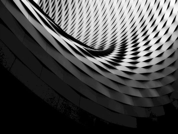 black, gray and white patterns