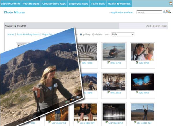 Intranet Connections Photo Albums