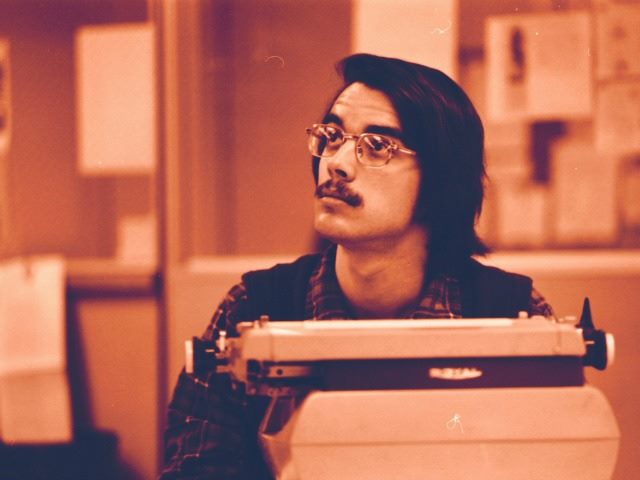 typewriter man