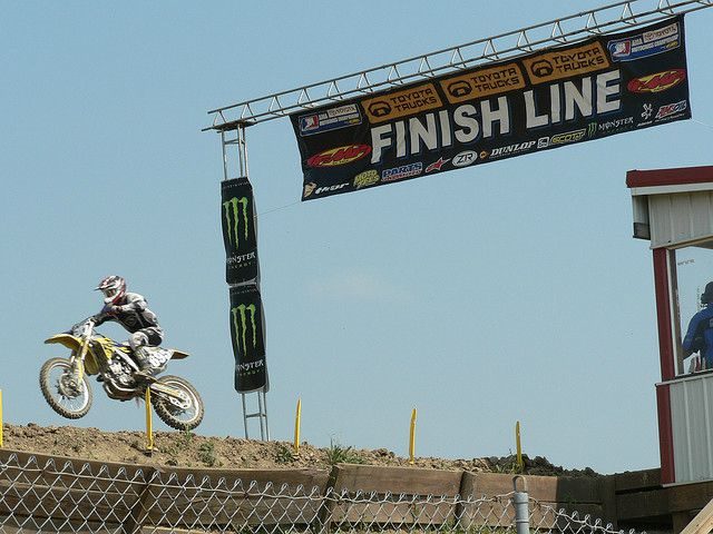 finish line