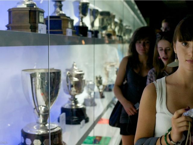 Case of trophies