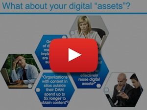 screenshot of a slide in the cmswire-nuxeo webinar on digital asset management
