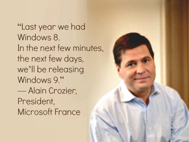 ParlezVous Windows 9 Microsoft French Exec Leaks Update
