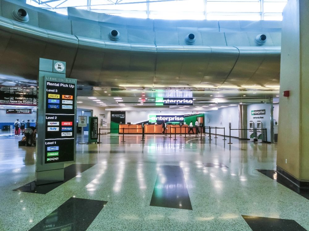 The Enterprice rental car office at Miami airport in piece about the peak-end rule.